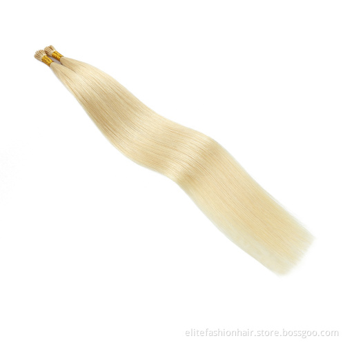 Factory Direct Hair Extensions I Tip Silky Straight 100% Human Remy Hair 613 Human Hair Extension